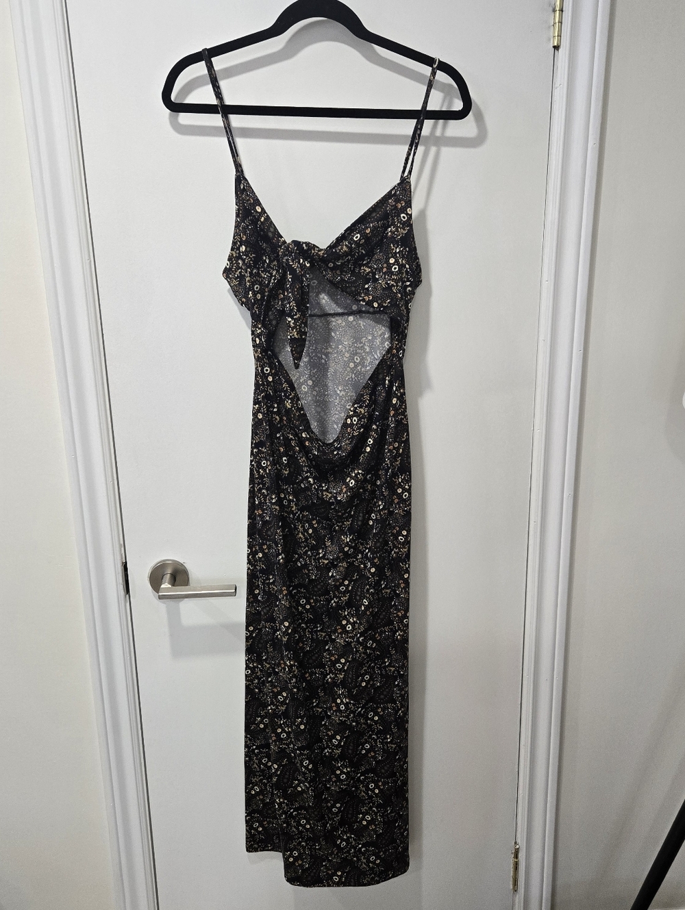 Eclipse Black Floral Maxi Dress